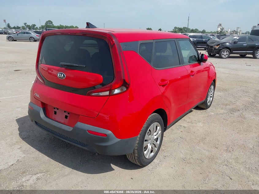 2020 Kia Soul VIN KNDJ23AU0L7063340 IAAI salvage auction — NORMAL WEAR, Original (Texas), sold $2,225 on 2026-07-28 (photo 4)
