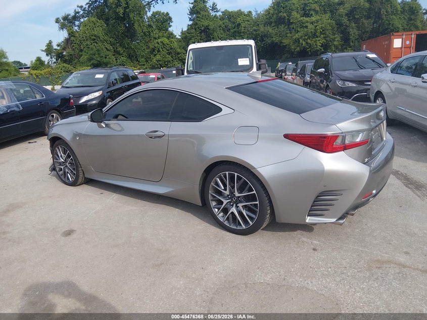 2015 Lexus Rc VIN JTHSE5BC0F5003053 IAAI salvage auction — FRONT END, Salvage Title, sold $5,100 on 2026-07-23 (photo 3)