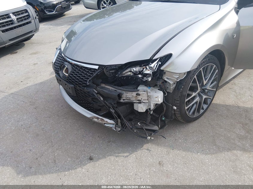 2015 Lexus Rc VIN JTHSE5BC0F5003053 IAAI salvage auction — FRONT END, Salvage Title, sold $5,100 on 2026-07-23 (photo 6)
