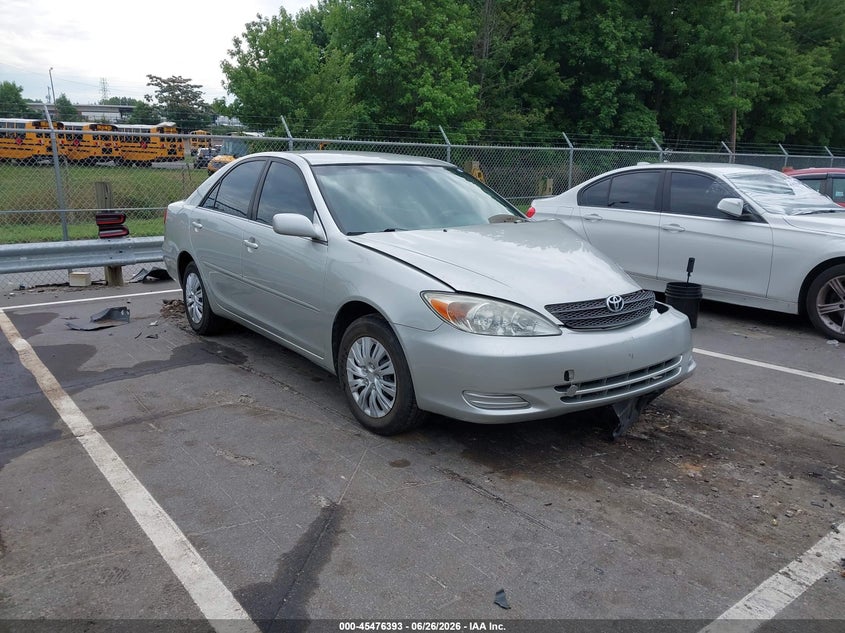 2004 Toyota Camry VIN JTDBE32K240290824 IAAI salvage auction — LEFT FRONT, Salvage (North Carolina), sold $25 on 2026-07-30 (photo 1)