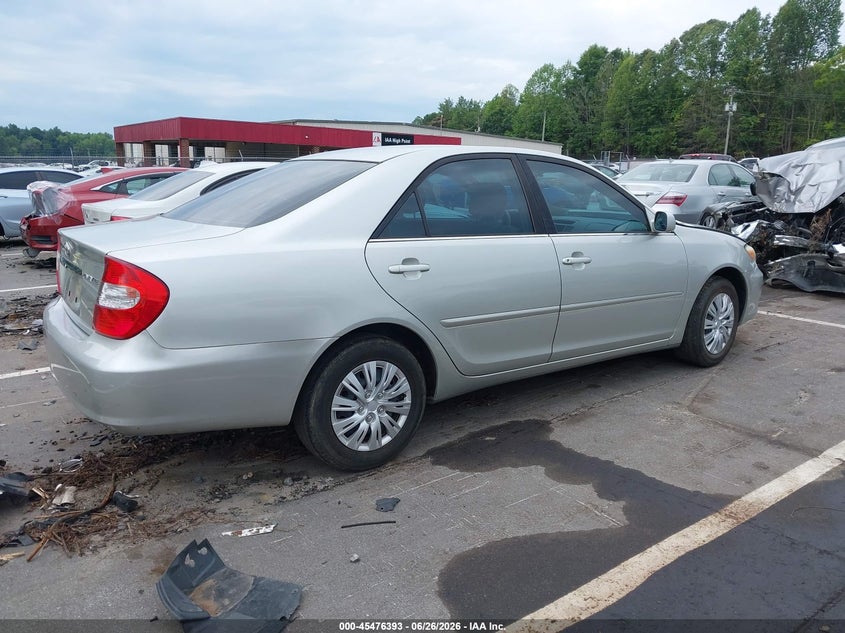 2004 Toyota Camry VIN JTDBE32K240290824 IAAI salvage auction — LEFT FRONT, Salvage (North Carolina), sold $25 on 2026-07-30 (photo 4)