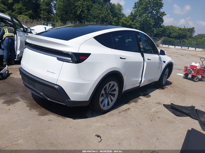 2026 Tesla Model y VIN 7SAYGDEE9TA389768 IAAI salvage auction — FRONT END, Salvage Title, sold $17,600 on 2026-07-24 (photo 4)