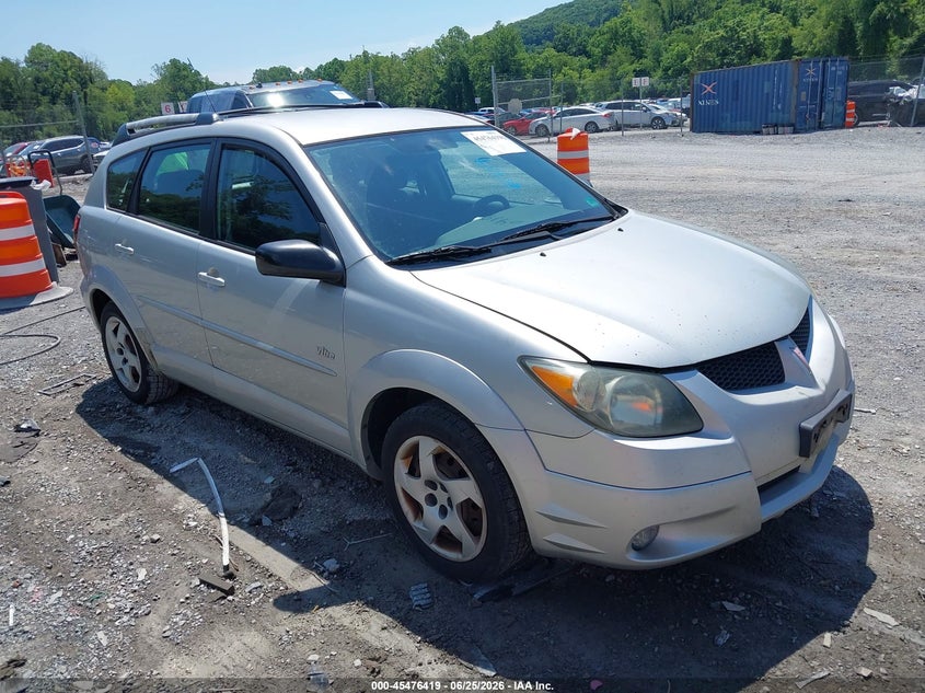 2004 Pontiac Vibe VIN 5Y2SL62804Z451064 IAAI salvage auction — NORMAL WEAR, Clear (Virginia), sold $850 on 2026-07-07 (photo 1)