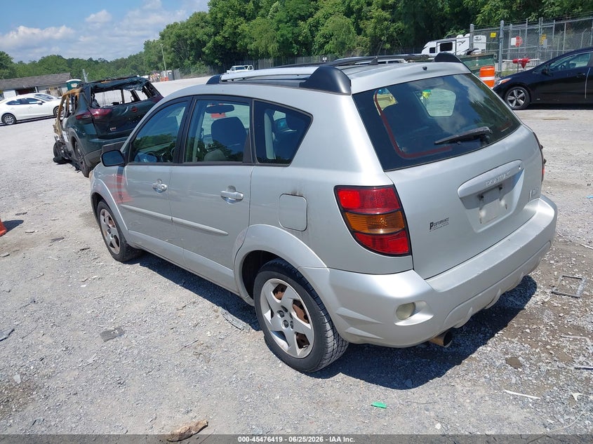 2004 Pontiac Vibe VIN 5Y2SL62804Z451064 IAAI salvage auction — NORMAL WEAR, Clear (Virginia), sold $850 on 2026-07-07 (photo 3)