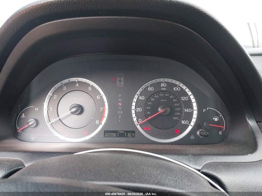 2009 Honda Accord VIN JHMCP26309C011094 IAAI salvage auction — FRONT END, Salvage (Texas), sold $350 on 2026-07-29 (photo 7)