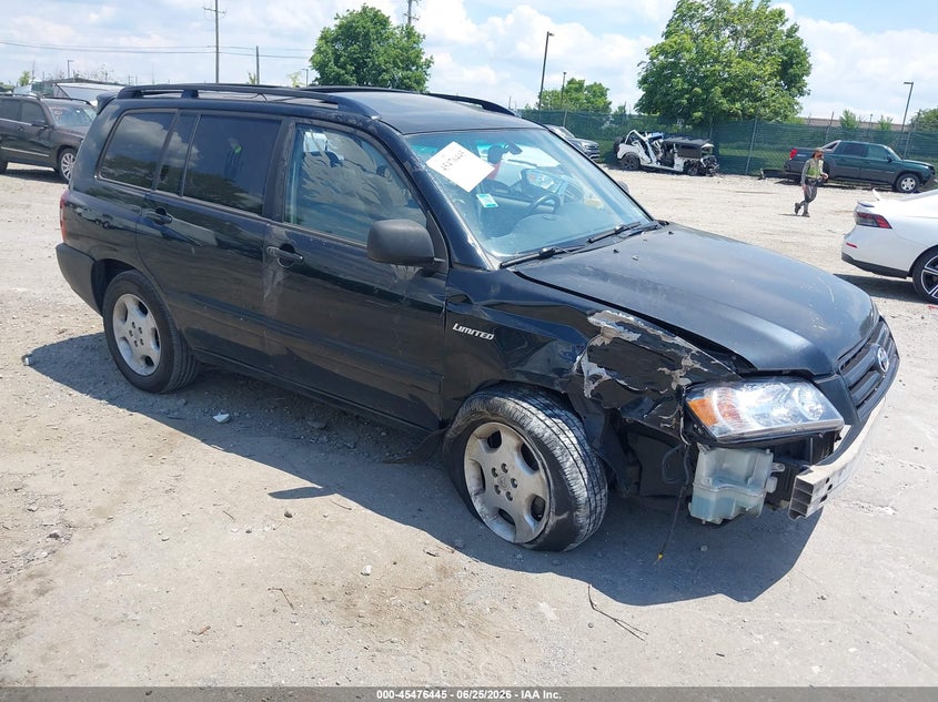 2004 Toyota Highlander VIN JTEEP21A740056510 IAAI salvage auction — RIGHT FRONT, Salvage (Pennsylvania), sold $725 on 2026-08-02 (photo 1)