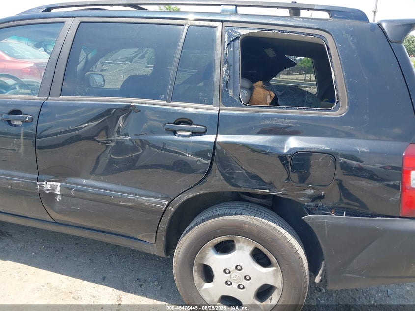 2004 Toyota Highlander VIN JTEEP21A740056510 IAAI salvage auction — RIGHT FRONT, Salvage (Pennsylvania), sold $725 on 2026-08-02 (photo 6)