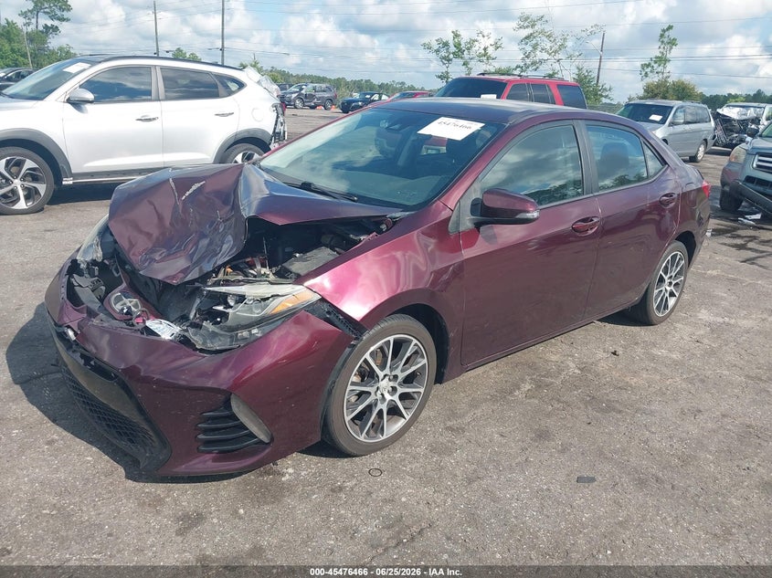 2017 Toyota Corolla VIN 5YFBURHE9HP600499 IAAI salvage auction — FRONT END, Rebuildable (Florida), sold $2,650 on 2026-07-14 (photo 2)