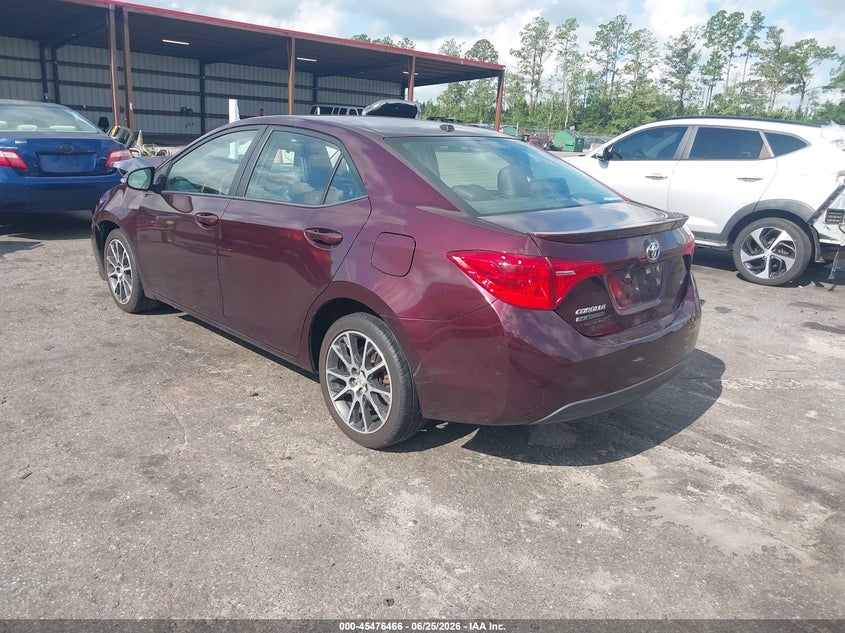 2017 Toyota Corolla VIN 5YFBURHE9HP600499 IAAI salvage auction — FRONT END, Rebuildable (Florida), sold $2,650 on 2026-07-14 (photo 3)