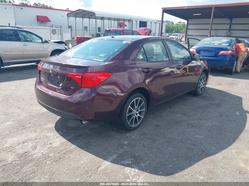 2017 Toyota Corolla VIN 5YFBURHE9HP600499 IAAI salvage auction — FRONT END, Rebuildable (Florida), sold $2,650 on 2026-07-14 (photo 4)