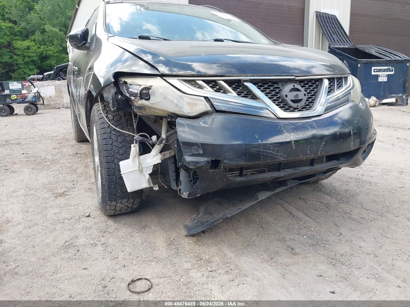 2012 Nissan Murano VIN JN8AZ1MW9CW211198 IAAI salvage auction — FRONT END, Original (Vermont), sold $125 on 2026-07-16 (photo 6)