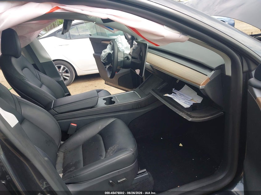 2025 Tesla Model y VIN 7SAYGDED6SF234944 IAAI salvage auction — FRONT END, Salvage Title, sold $8,600 on 2026-08-02 (photo 5)