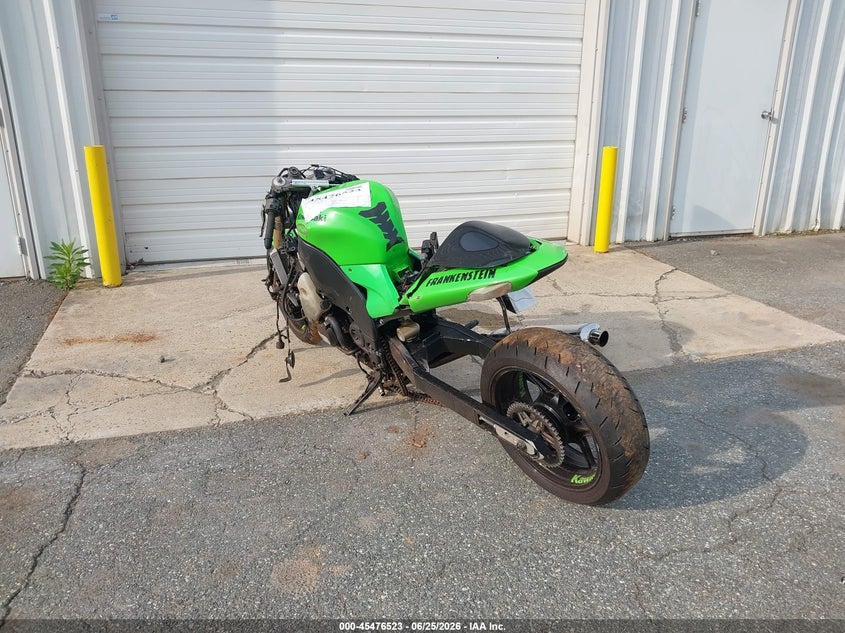 2006 Kawasaki Zx1000 VIN JKAZXCD116A000710 IAAI salvage auction — FRONT END, Salvage (North Carolina), sold $200 on 2026-07-28 (photo 3)