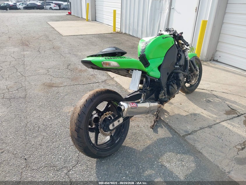 2006 Kawasaki Zx1000 VIN JKAZXCD116A000710 IAAI salvage auction — FRONT END, Salvage (North Carolina), sold $200 on 2026-07-28 (photo 4)