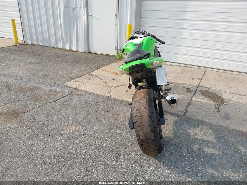 2006 Kawasaki Zx1000 VIN JKAZXCD116A000710 IAAI salvage auction — FRONT END, Salvage (North Carolina), sold $200 on 2026-07-28 (photo 6)
