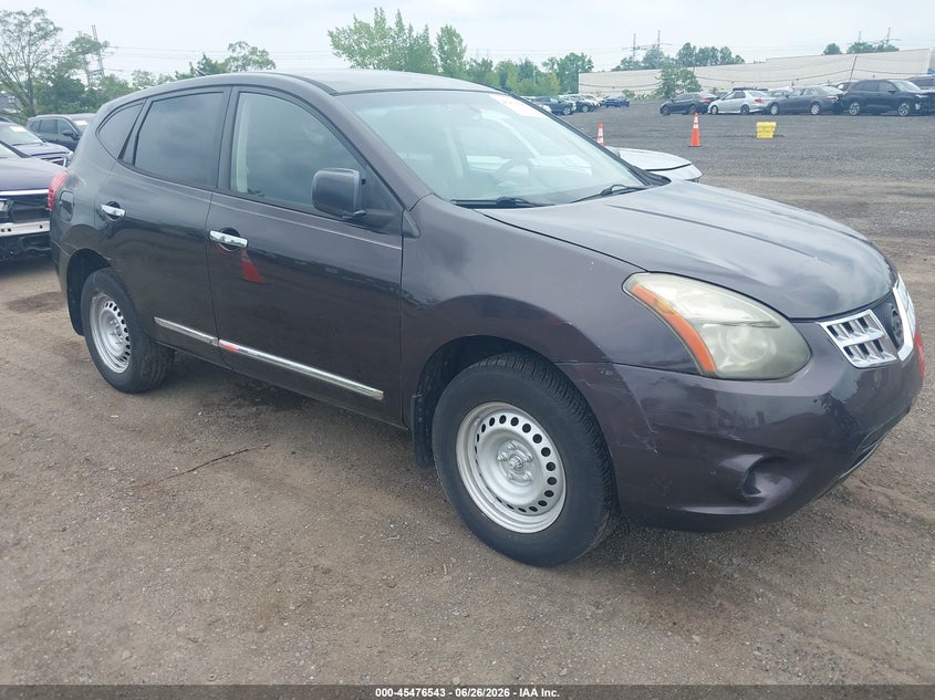 2014 Nissan Rogue VIN JN8AS5MV0EW704760 IAAI salvage auction — LEFT SIDE, Mv-907A (New York), sold $450 on 2026-07-14 (photo 1)