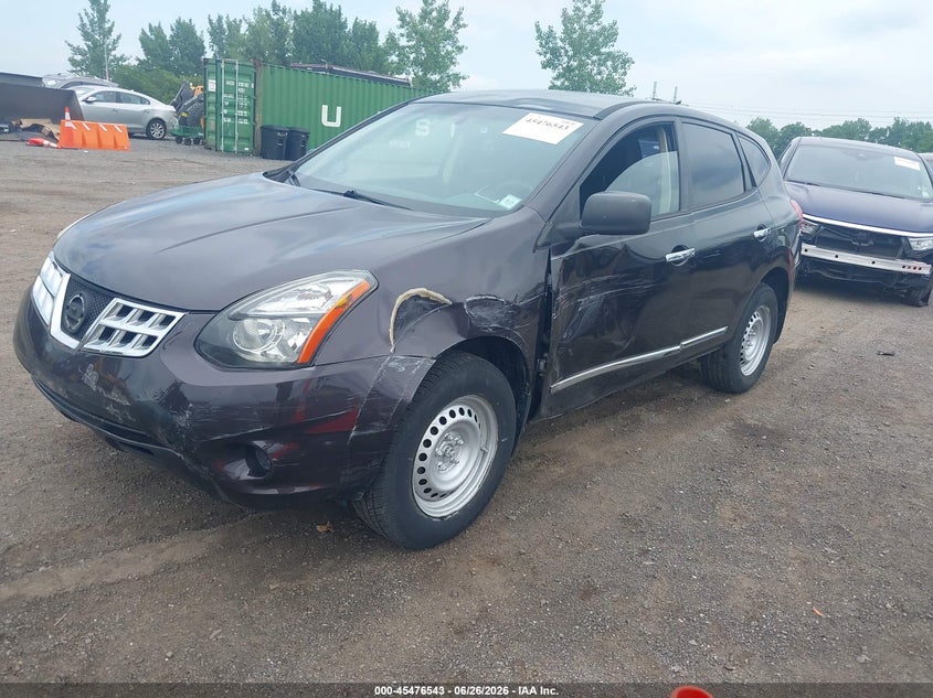 2014 Nissan Rogue VIN JN8AS5MV0EW704760 IAAI salvage auction — LEFT SIDE, Mv-907A (New York), sold $450 on 2026-07-14 (photo 2)