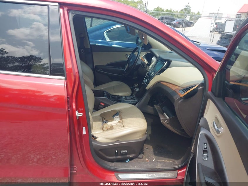 2013 Hyundai Santa fe VIN 5XYZU3LBXDG026213 IAAI salvage auction — NORMAL WEAR, Clear (Mississippi), sold $1,150 on 2026-07-24 (photo 5)