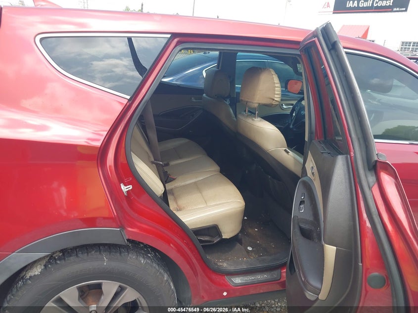 2013 Hyundai Santa fe VIN 5XYZU3LBXDG026213 IAAI salvage auction — NORMAL WEAR, Clear (Mississippi), sold $1,150 on 2026-07-24 (photo 8)