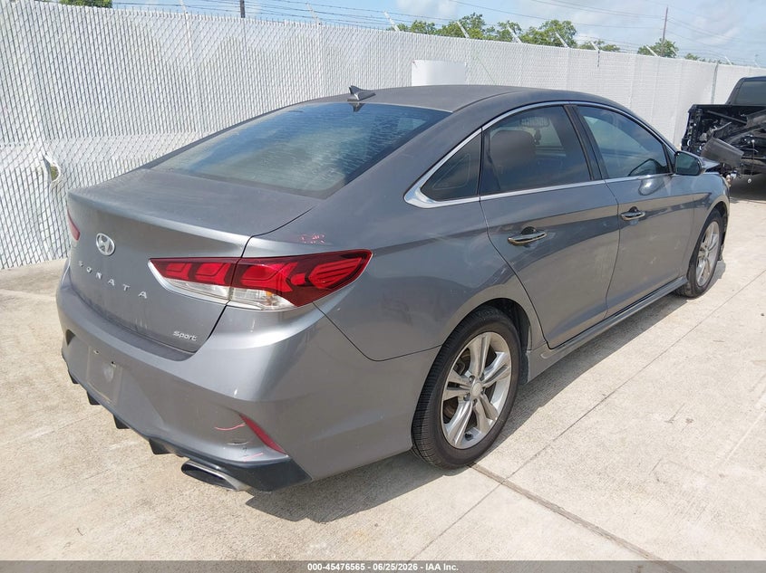 2018 Hyundai Sonata VIN 5NPE34AFXJH703360 IAAI salvage auction — FRONT END, Salvage (Texas), sold $2,050 on 2026-07-09 (photo 4)