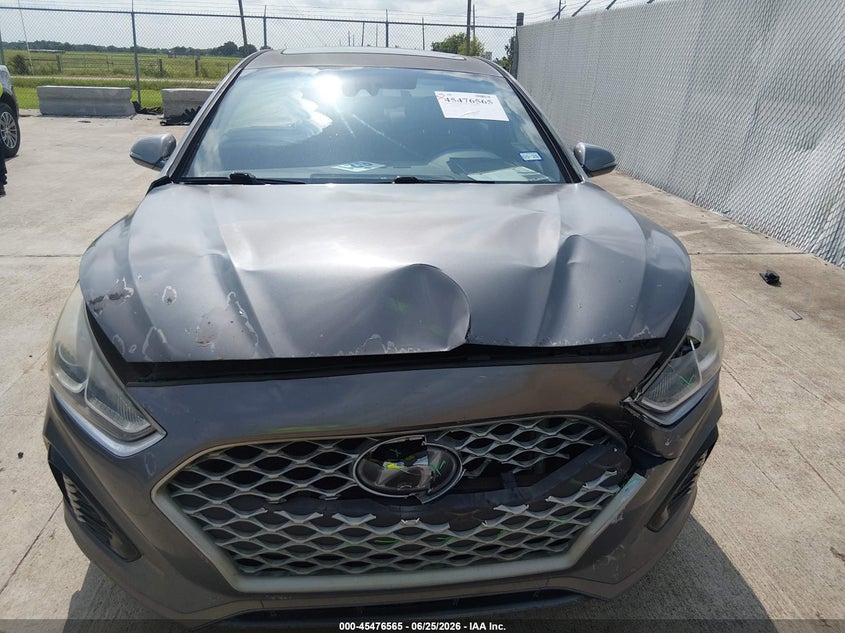2018 Hyundai Sonata VIN 5NPE34AFXJH703360 IAAI salvage auction — FRONT END, Salvage (Texas), sold $2,050 on 2026-07-09 (photo 6)
