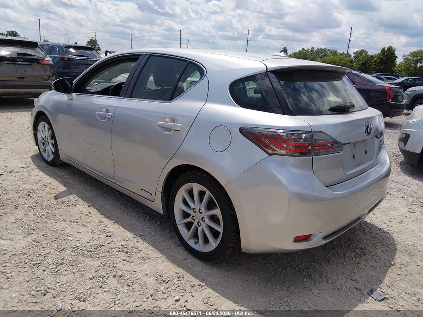 2013 Lexus Ct VIN JTHKD5BH5D2170389 IAAI salvage auction — NORMAL WEAR, Original (Ohio), sold $4,350 on 2026-07-08 (photo 3)