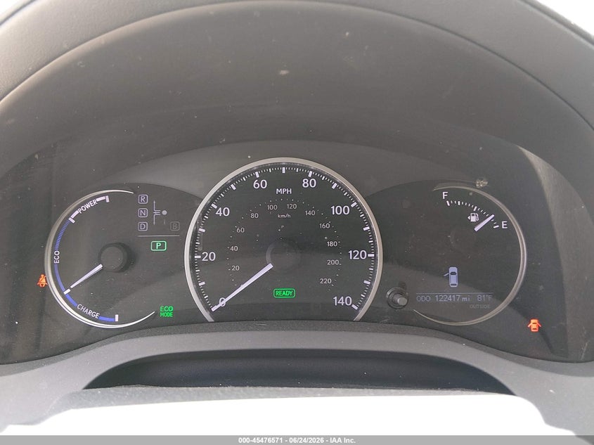 2013 Lexus Ct VIN JTHKD5BH5D2170389 IAAI salvage auction — NORMAL WEAR, Original (Ohio), sold $4,350 on 2026-07-08 (photo 7)