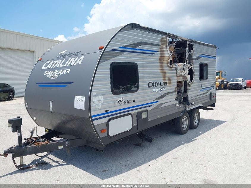 2019 Coachmen Catalina VIN 5ZT2CAHB2KU032101 IAAI salvage auction — BURN, Certificate Of Destruction (Florida), sold $100 on 2026-08-12 (photo 2)