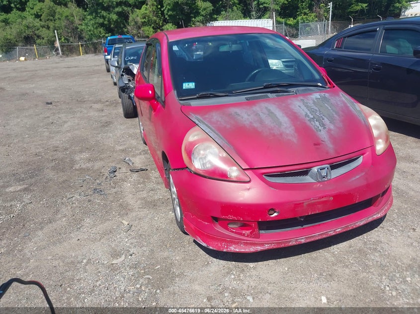 2008 Honda Fit VIN JHMGD38698S051430 IAAI salvage auction — NORMAL WEAR, Clear (Massachusetts), sold $550 on 2026-07-14 (photo 1)