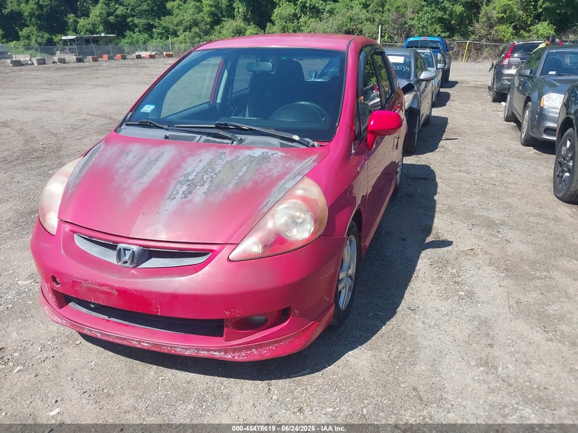 2008 Honda Fit VIN JHMGD38698S051430 IAAI salvage auction — NORMAL WEAR, Clear (Massachusetts), sold $550 on 2026-07-14 (photo 2)