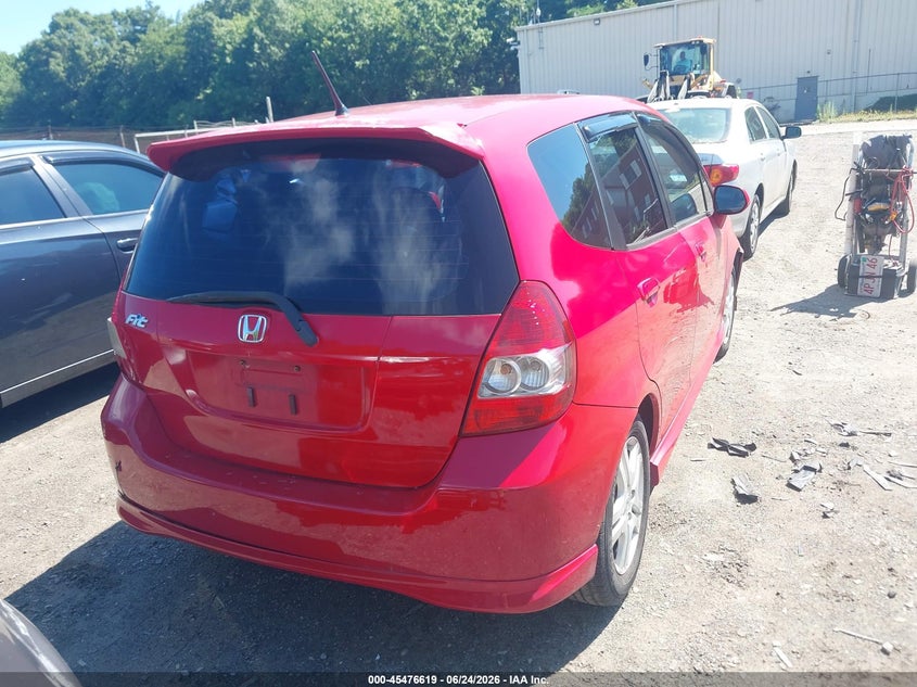 2008 Honda Fit VIN JHMGD38698S051430 IAAI salvage auction — NORMAL WEAR, Clear (Massachusetts), sold $550 on 2026-07-14 (photo 4)