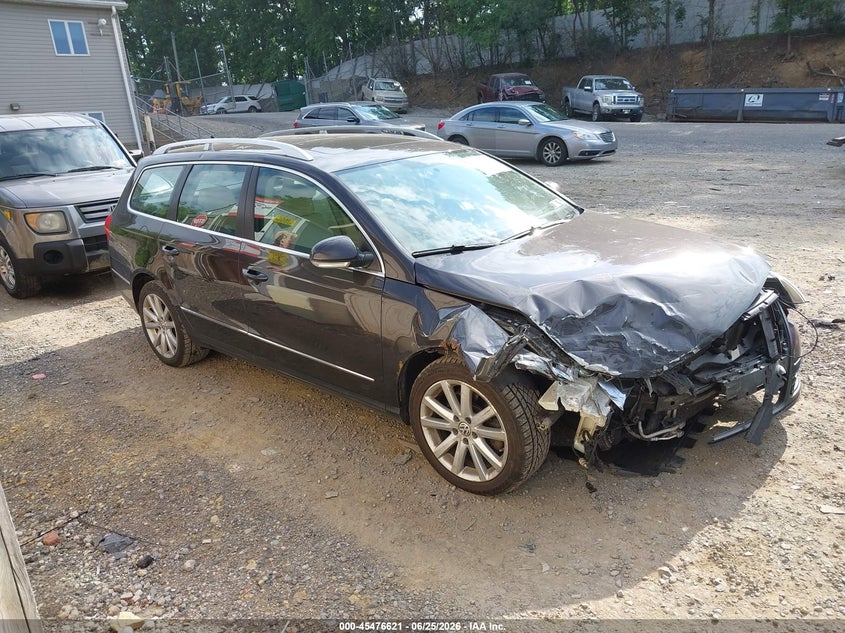 2010 Volkswagen Passat VIN WVWXK7AN5AE092190 IAAI salvage auction — FRONT END, Salvage (Pennsylvania), sold $375 on 2026-07-14 (photo 1)