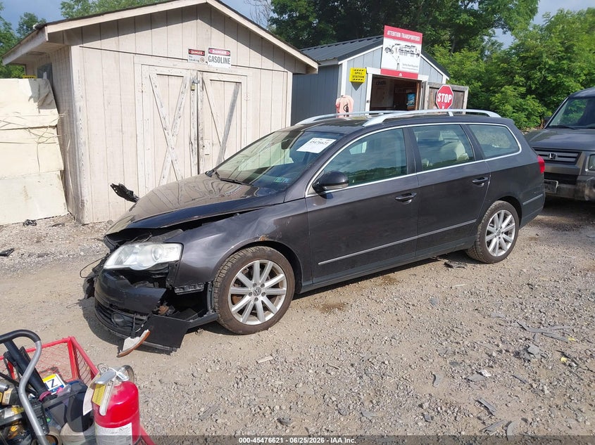 2010 Volkswagen Passat VIN WVWXK7AN5AE092190 IAAI salvage auction — FRONT END, Salvage (Pennsylvania), sold $375 on 2026-07-14 (photo 2)