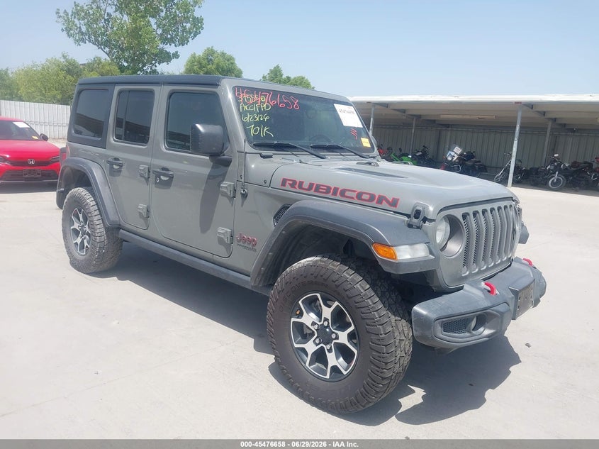 2021 Jeep Wrangler / VIN 1C4HJXFN6MW741185 — IAAI salvage auction photo