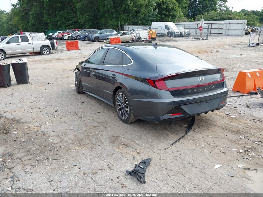 2021 Hyundai Sonata VIN KMHL34J28MA155192 IAAI salvage auction — LEFT FRONT, Salvage (Georgia), sold $5,700 on 2026-07-16 (photo 3)