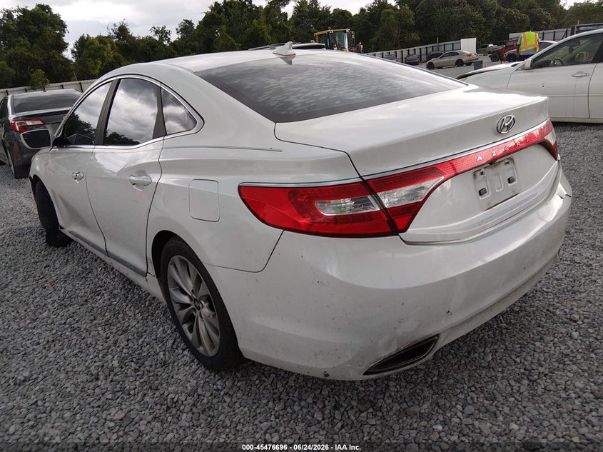 2014 Hyundai Azera VIN KMHFG4JG3EA348607 IAAI salvage auction — LEFT SIDE, Salvage (Alabama), sold $525 on 2026-07-16 (photo 3)