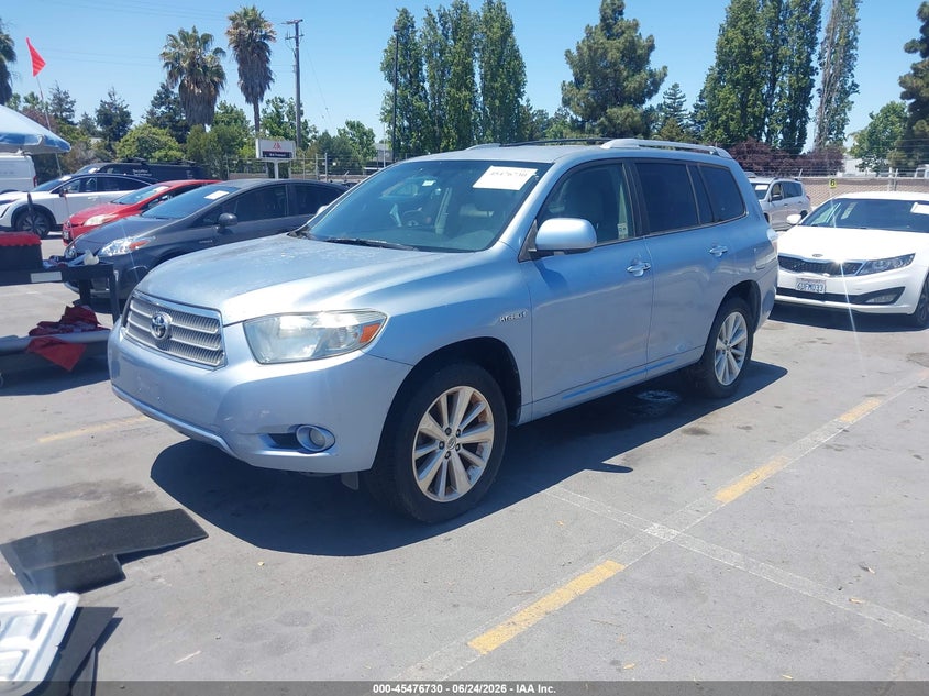 2008 Toyota Highlander VIN JTEEW44A282000222 IAAI salvage auction — NORMAL WEAR, Clear - Dealer Only (California), sold $1,350 on 2026-07-13 (photo 2)