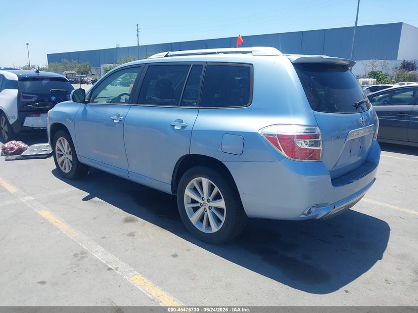 2008 Toyota Highlander VIN JTEEW44A282000222 IAAI salvage auction — NORMAL WEAR, Clear - Dealer Only (California), sold $1,350 on 2026-07-13 (photo 3)