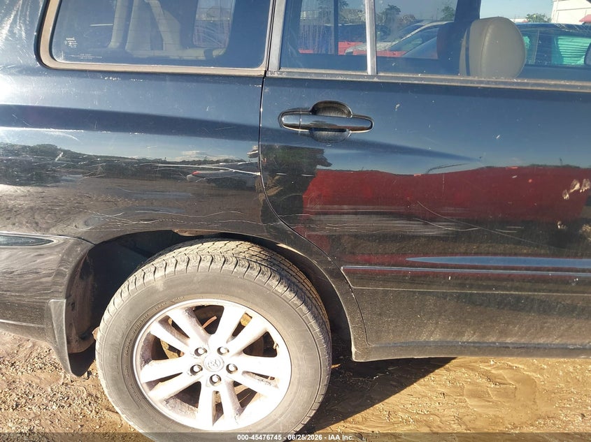 2006 Toyota Highlander VIN JTEEW21AX60004939 IAAI salvage auction — NORMAL WEAR, Clear (Illinois), sold $600 on 2026-07-22 (photo 6)
