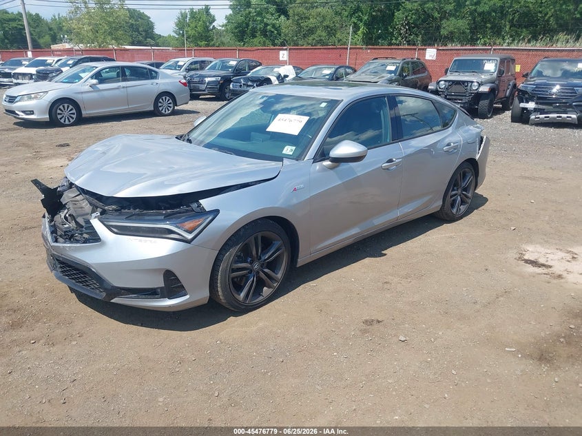 2023 Acura Integra VIN 19UDE4H30PA009506 IAAI salvage auction — FRONT & REAR, Salvage (Idaho), sold $2,950 on 2026-07-10 (photo 2)