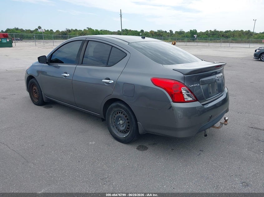 2017 Nissan Versa VIN 3N1CN7AP1HL853365 IAAI salvage auction — NORMAL WEAR, Clear (Florida), sold $700 on 2026-07-18 (photo 3)