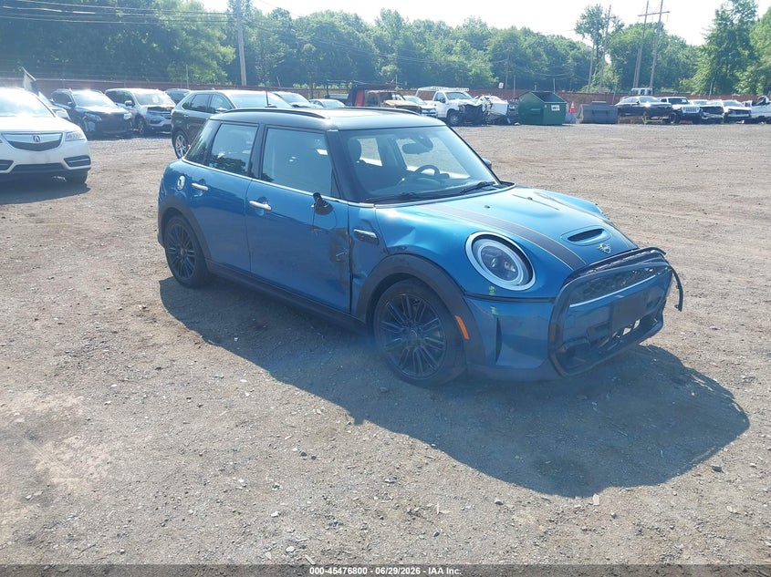 2022 Mini Hard top VIN WMW53DK02N2R49057 IAAI salvage auction — LEFT & RIGHT, Salvage (Idaho), sold $4,925 on 2026-08-12 (photo 1)