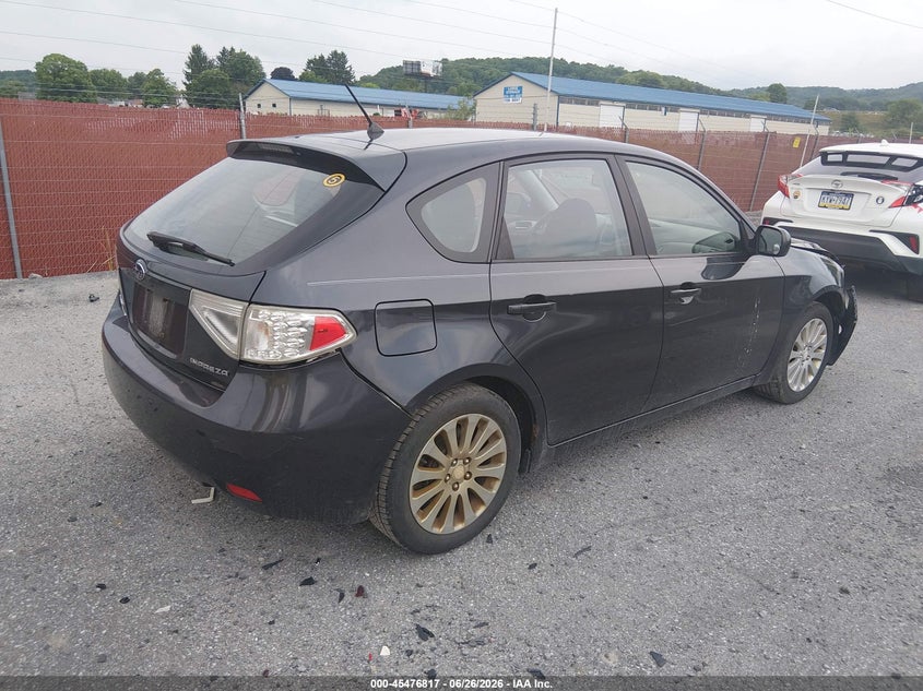 2011 Subaru Impreza VIN JF1GH6B66BG818554 IAAI salvage auction — RIGHT FRONT, Salvage (Pennsylvania), sold $300 on 2026-07-15 (photo 4)