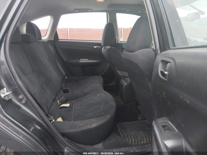 2011 Subaru Impreza VIN JF1GH6B66BG818554 IAAI salvage auction — RIGHT FRONT, Salvage (Pennsylvania), sold $300 on 2026-07-15 (photo 8)