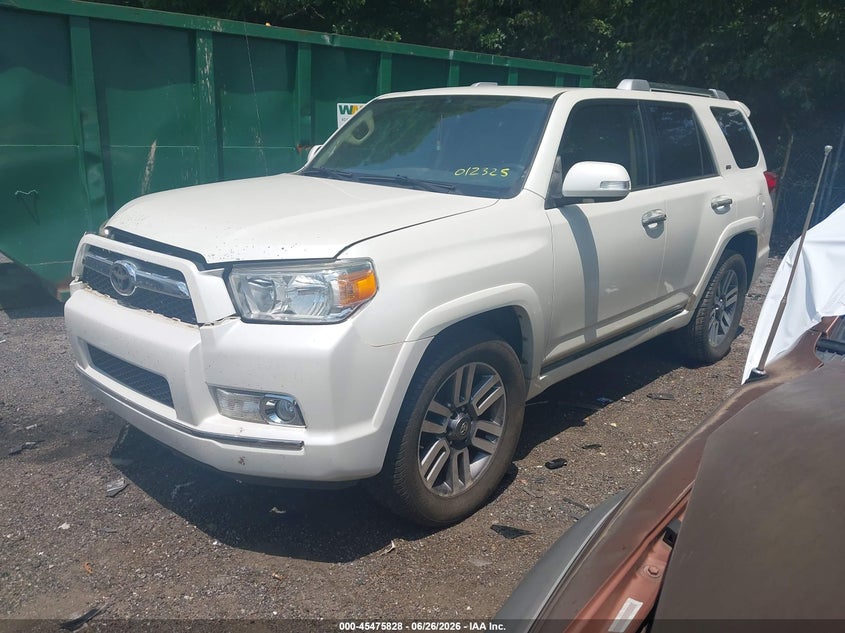 2010 Toyota 4runner VIN JTEZU5JR1A5012325 IAAI salvage auction — FRONT END, Salvage (Idaho), sold $6,600 on 2026-07-22 (photo 2)