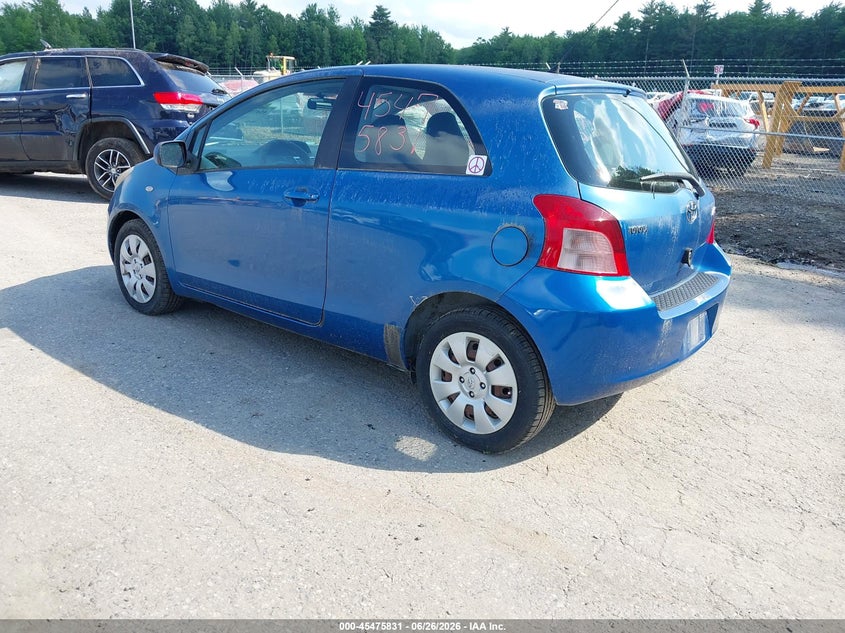 2007 Toyota Yaris VIN JTDJT923975095632 IAAI salvage auction — NORMAL WEAR, Original (Maine), sold $650 on 2026-07-06 (photo 3)