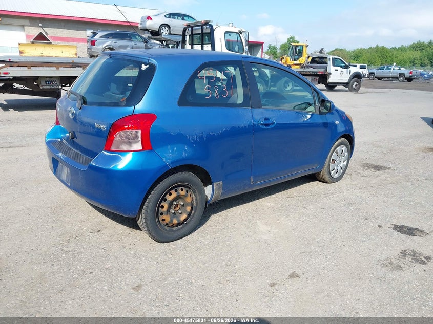 2007 Toyota Yaris VIN JTDJT923975095632 IAAI salvage auction — NORMAL WEAR, Original (Maine), sold $650 on 2026-07-06 (photo 4)
