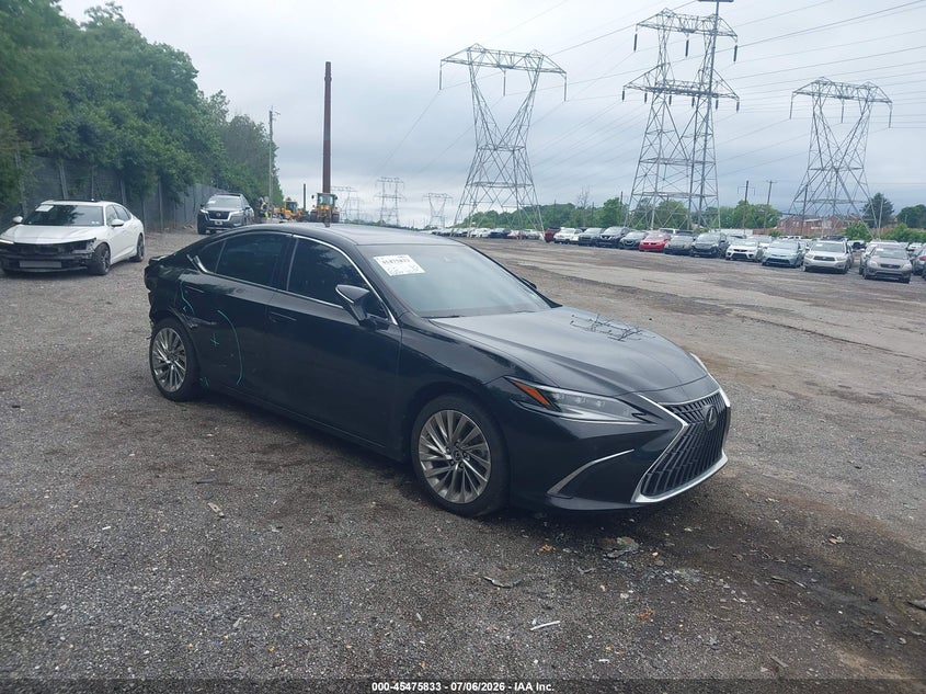 2023 Lexus ES VIN 58AEA1C16PU031032 IAAI salvage auction — REAR END, Salvage Title, sold $15,600 on 2026-08-01 (photo 1)