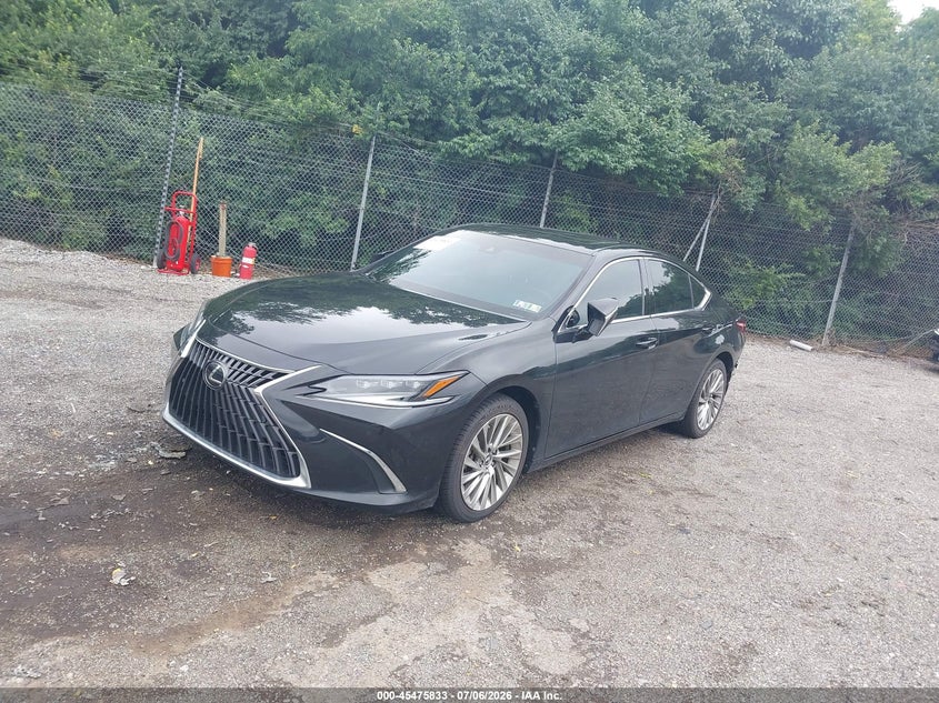 2023 Lexus ES VIN 58AEA1C16PU031032 IAAI salvage auction — REAR END, Salvage Title, sold $15,600 on 2026-08-01 (photo 2)