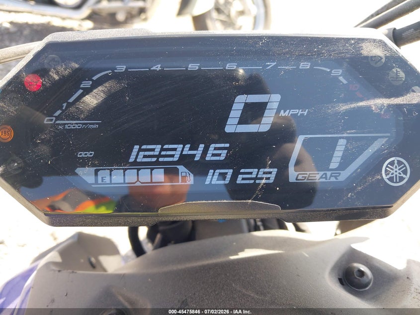 2022 Yamaha Mt VIN JYARM32E9NA004597 IAAI salvage auction — ALL OVER, Salvage (Pennsylvania), sold $2,500 on 2026-07-22 (photo 7)